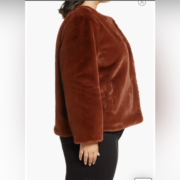 Anthropologie A+ Sanctuary starry night faux fur jacket NWT size 1X - Picture 10 of 12